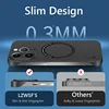Frameless Magnetic For Magsafe Slim Case For iPhone 16 13 12 15 Pro Plus Max X XS Max XR Wireless Charging Hard Back Cover 5