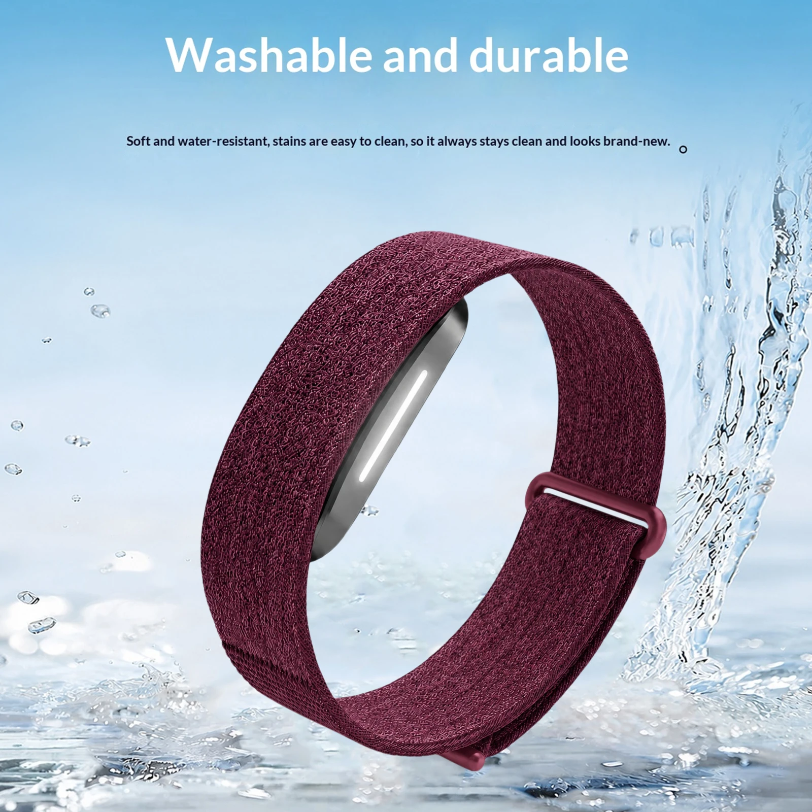 Breathable Adjustable Nylon Sport Strap - Smartwatch Accessory Bracelet