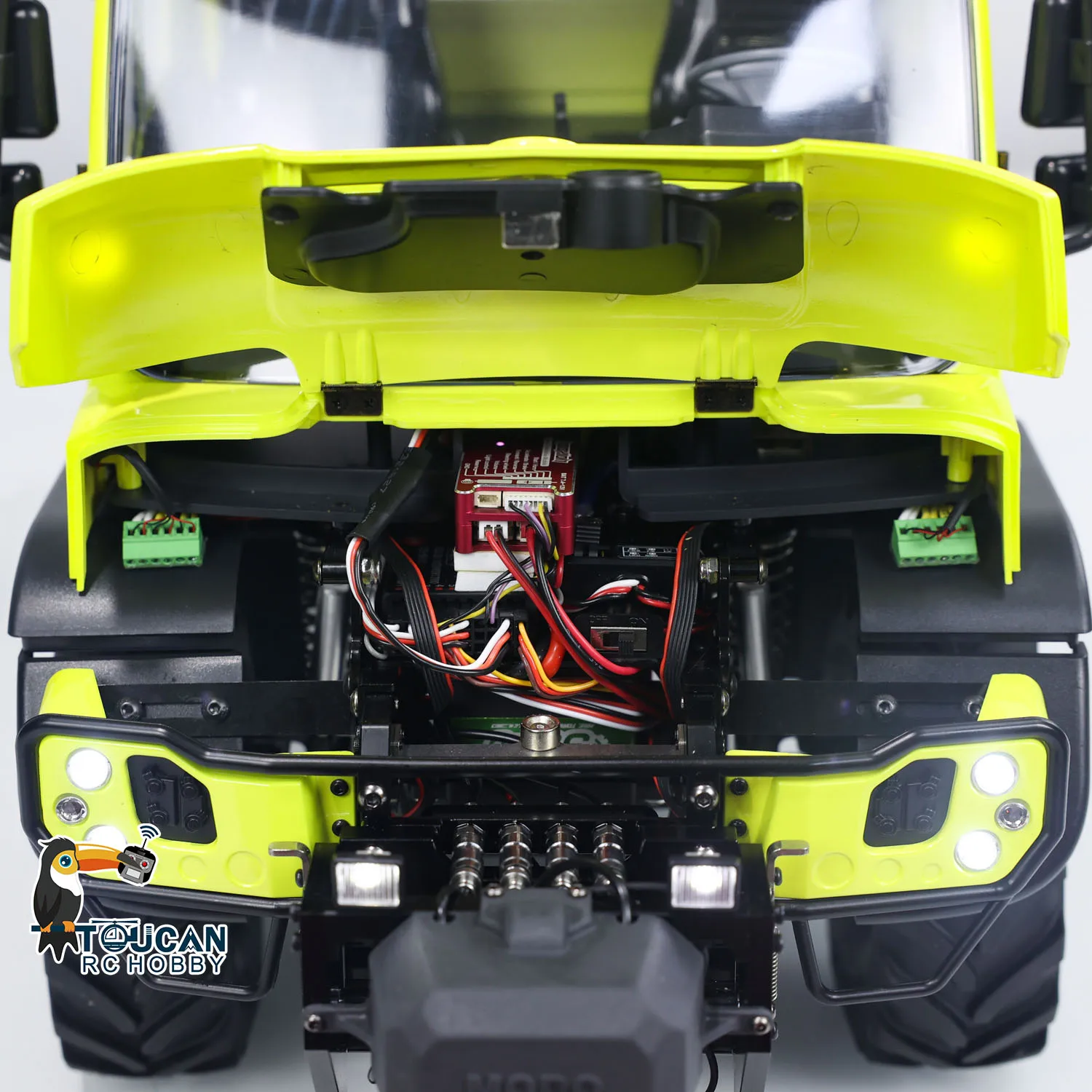 1/10 U423 4X4 Hydraulic RC Crawler Car Remote Control Off-road Dumper Snow Blade Painted and Assembled Car Toy Gift Ready to go 4