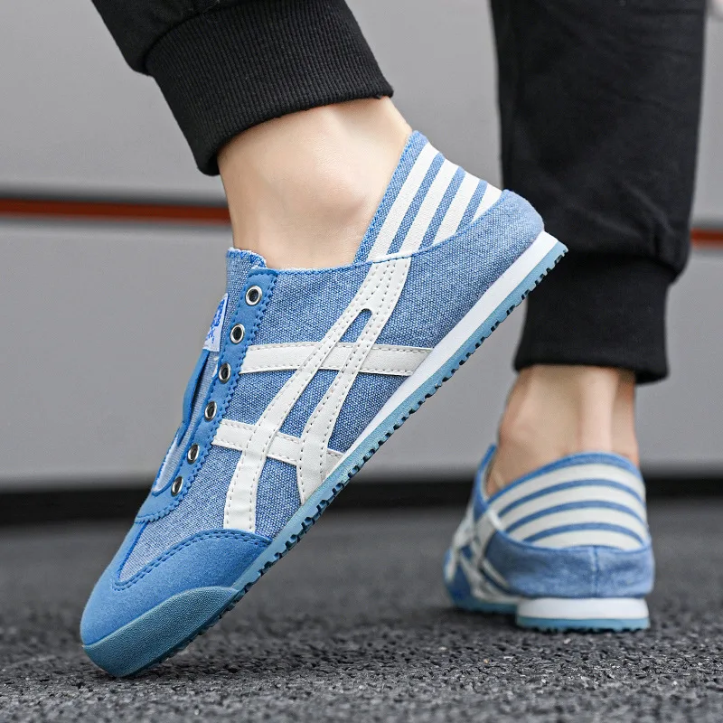 Hot Brand High Quality Men's Casual Sneakers Comfortable Slip-on Shoes Men Classic Women's Sports Shoes Non-Slip Canvas Trainers