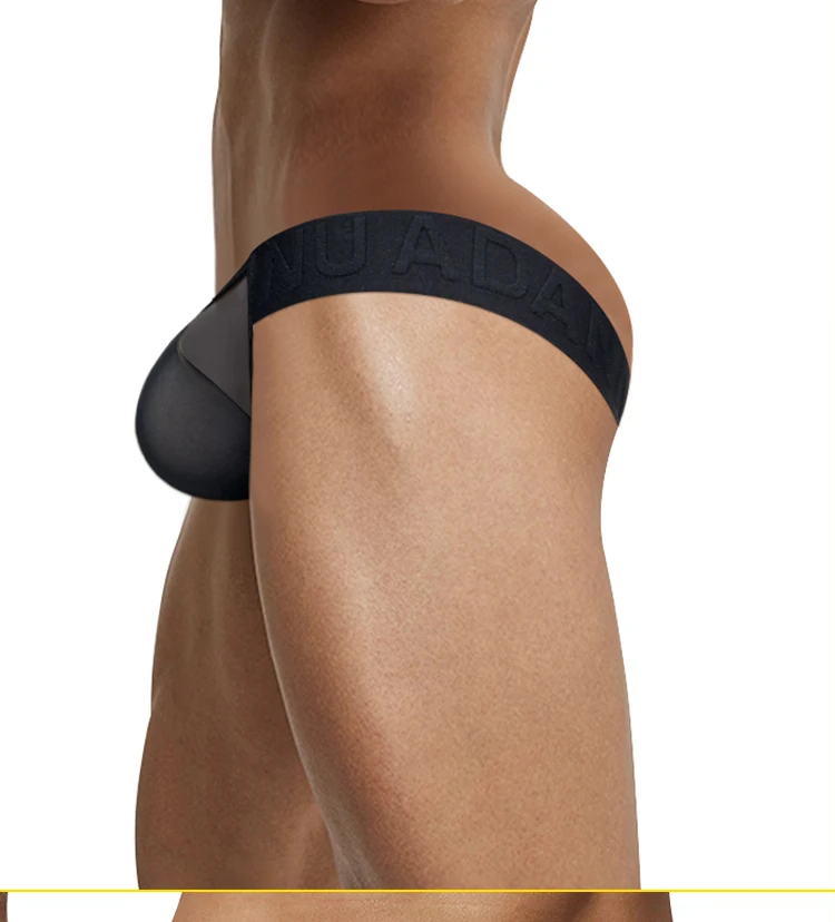 1/2/3PCS New Transparent Man Underwear Thong Nylon Sexy Low Waist Comfortable Fashionable Chinese Style Embossed Belt Underpants_voghion.com