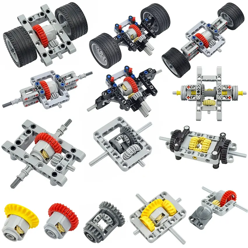 Engrenages Jouets Éducatifs – Kit Construction 22 Pièces – Motricité, Créativité, STEM – Dès 3 Ans