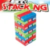 Timber Tower Block Stacking Game, Colored Cartoon Plastic Building Blocks Board, Educational Toy Game, Brick Tower Stacking Game 1