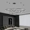 Nordic Ring Led Pendant Lights With Remote Control For Hall Bedroom Living Dining Room Chandelier Home Decor Suspension Fixture 2