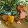 New Design Baby Pacifier Holder Bag Cartoon Animal Shape Silicone Infant Portable Soother Container Box Nipple Storage Box 2