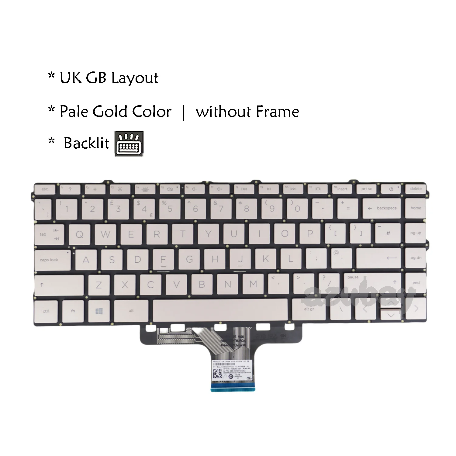 ルリアページ☺︎ Backlit Keyboard For HP Pavilion x360 14-dy00 14-dy2000 14m