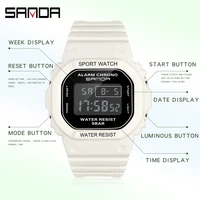 SANDA G Style montre numérique hommes étanche Ms montre Sport hommes montres garçon fille horloge électronique Relogio Masculino Relógio Mulhe 2