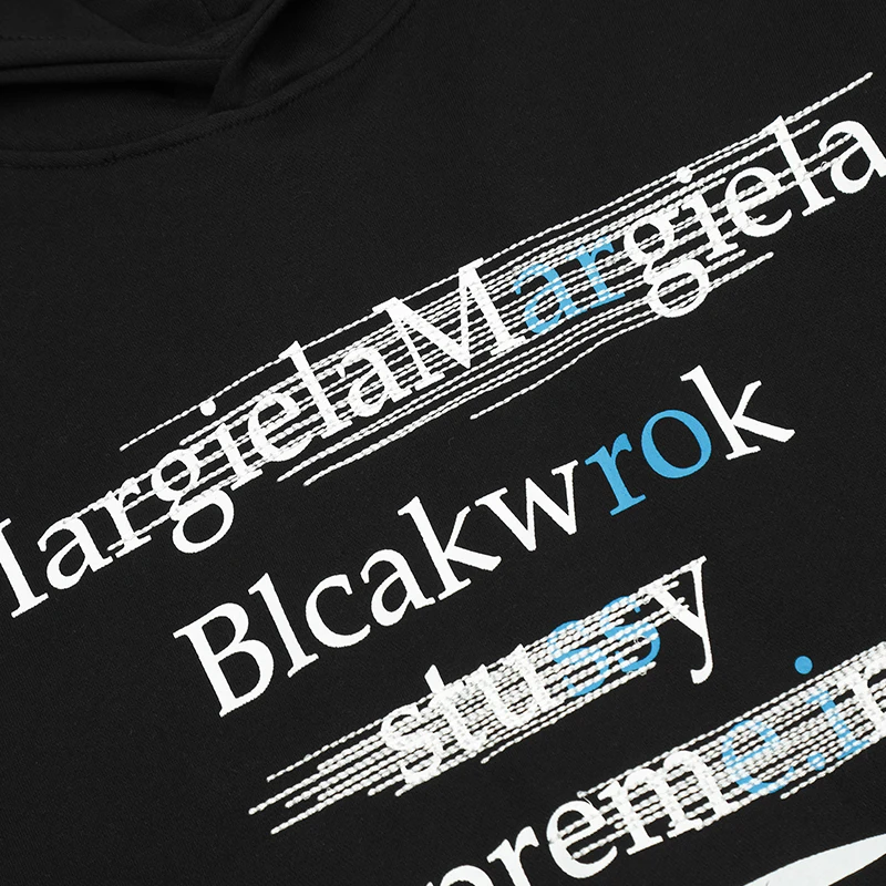 UPRAKF Letter Printing Hoodie Cotton Oversize Streetwear Front Pocket Loose Drop Shoulder Hip Hop Autumn Fashion Y2K Sweatshirt