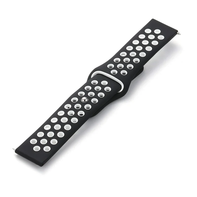 Enhanced Sports Silicone Strap, 22mm, Versatile Wristband Bracelet