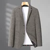 L-8XL Large Size Men's Suit Jacket Spring and Autumn Business Fashion Handsome Plus Fat Plus Loose Fat Man Fat Suit Casual Top 2