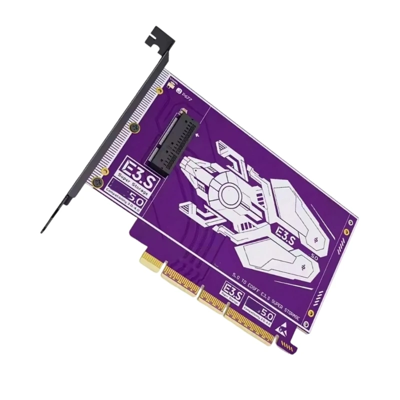 원활한 드라이브 통합 및 속도 향상을 위한 고급 PCIe5.0 EDSFF E3.S 변환기