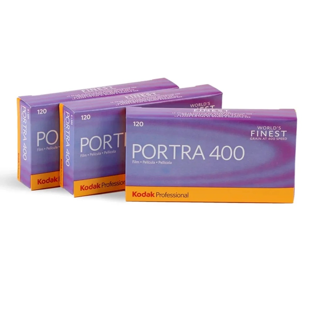 120mm 컬러 필름 코닥 포트라 400 프로페셔널 터렛 네거티브 필름 야외 인물 사진용 파인 그레인 코닥 필름 카메라용