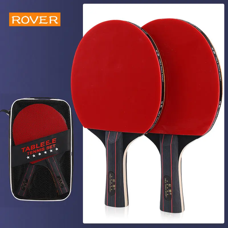 Racchetta Da Ping Pong 2/3/4 Star Newbie Training Set Di Racchette Da Ping Pong In Gomma Per Bambini Di Alta Qualità Blade Bat Paddle Con Tennis