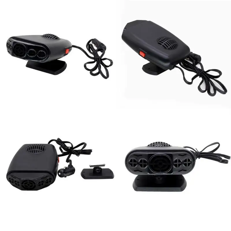 

Car On Board Heater Mini Electric Heater Car Hair Dryer Auto Windshield Defroster Defogger Multifunctional Interior Warmer Fan