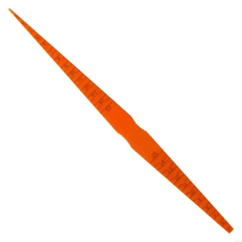 Taper Gauges Tool Panel Clearance Alignment Gauges Car Vehicle Measuring Tool Taper Feeler Measuring Tool, Orange