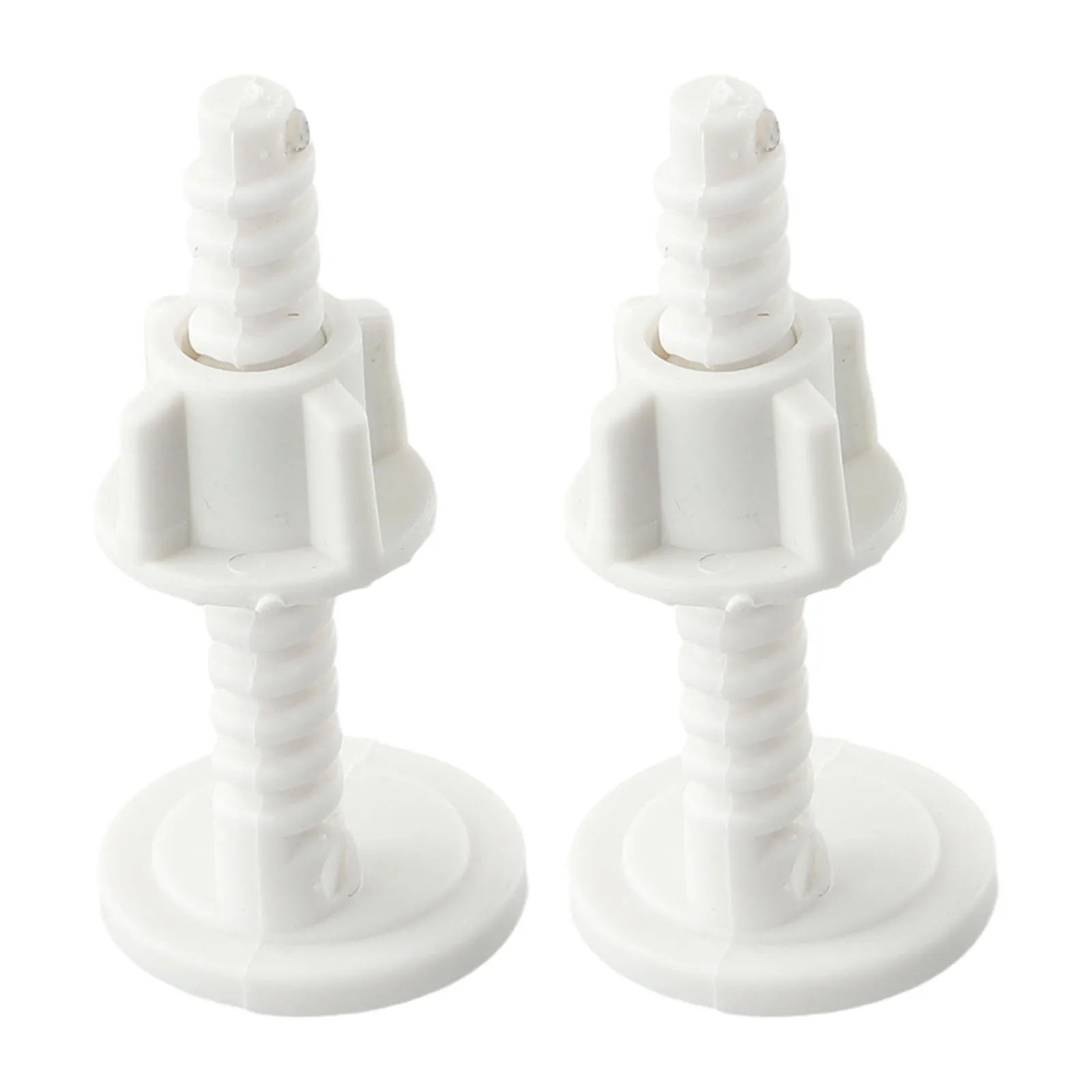 욕실 변기 뚜껑 나사 흰색 2개 설치가 용이함 우수한 내구성 60*30mm 노화 방지 고품질 소재