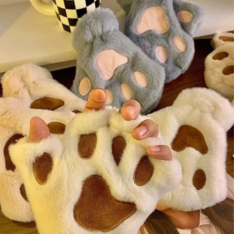 Mitaines Peluche Chaud Hiver Mitaines D'hiver Pattes D'ours Mitaines Peluche Chaud Hiver Mitaines D'hiver Pattes D'ours