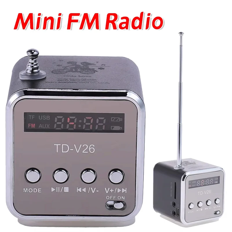 Portable Mini Bluetooth Speaker With Fm Radio And Mp3 Player_voghion.com