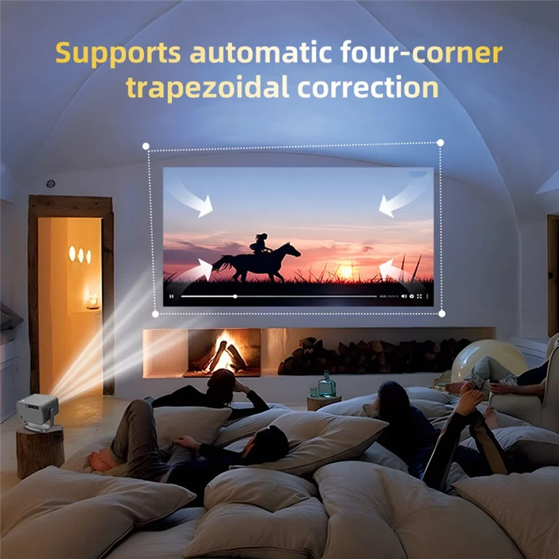 BTLIFE-P20 Pro Smart Projector Android 13.0 Wifi6 Smart Full HD 1080P 4K LED Projector Auto Focus For Theater Proyector