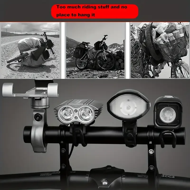 10/20/30cm Fahrradlenker-Verlängerungshalterung MTB-Scheinwerfer-Montageverlängerungsstange Highway Mountainbike Lenker-Verlängerung – Detail 4