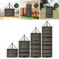 2/4/6/8 Layer Plant Drainer Hanging Mesh Plant Drying Rack Hanging Mesh Drying Net for Food Flowers Meat 1