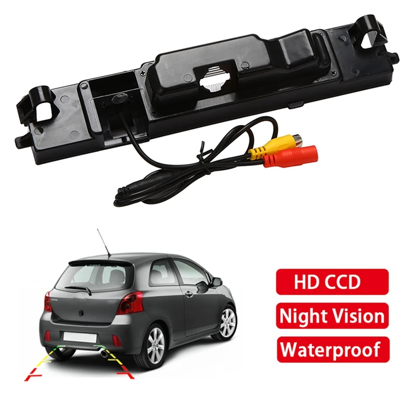 

Автомобильная камера заднего вида, для Toyota Yaris 2006 2007 2008 2009 2010 2011 HD Starlight ночное видение, камера заднего вида