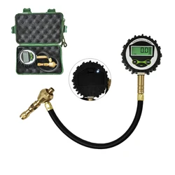 ATsafepro Professional Heavy Duty Automatic Digital Tire Deflator Pressure Gauge 200 Psi Special Chuck For Large Off Road Tires