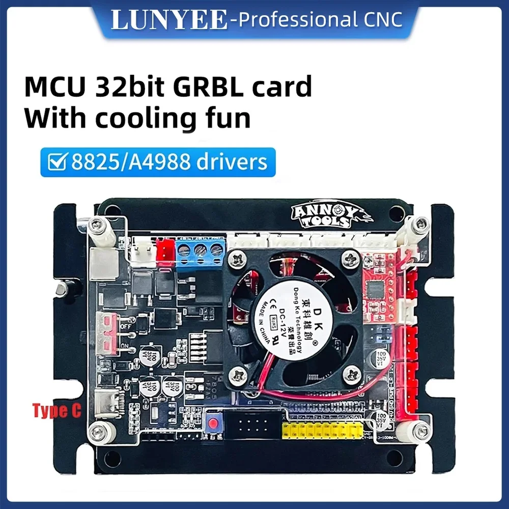 Scheda Di Controllo GRBL 3 Assi USB, Per Macchina Laser/incisione CNC 24V, Compatibile XS.