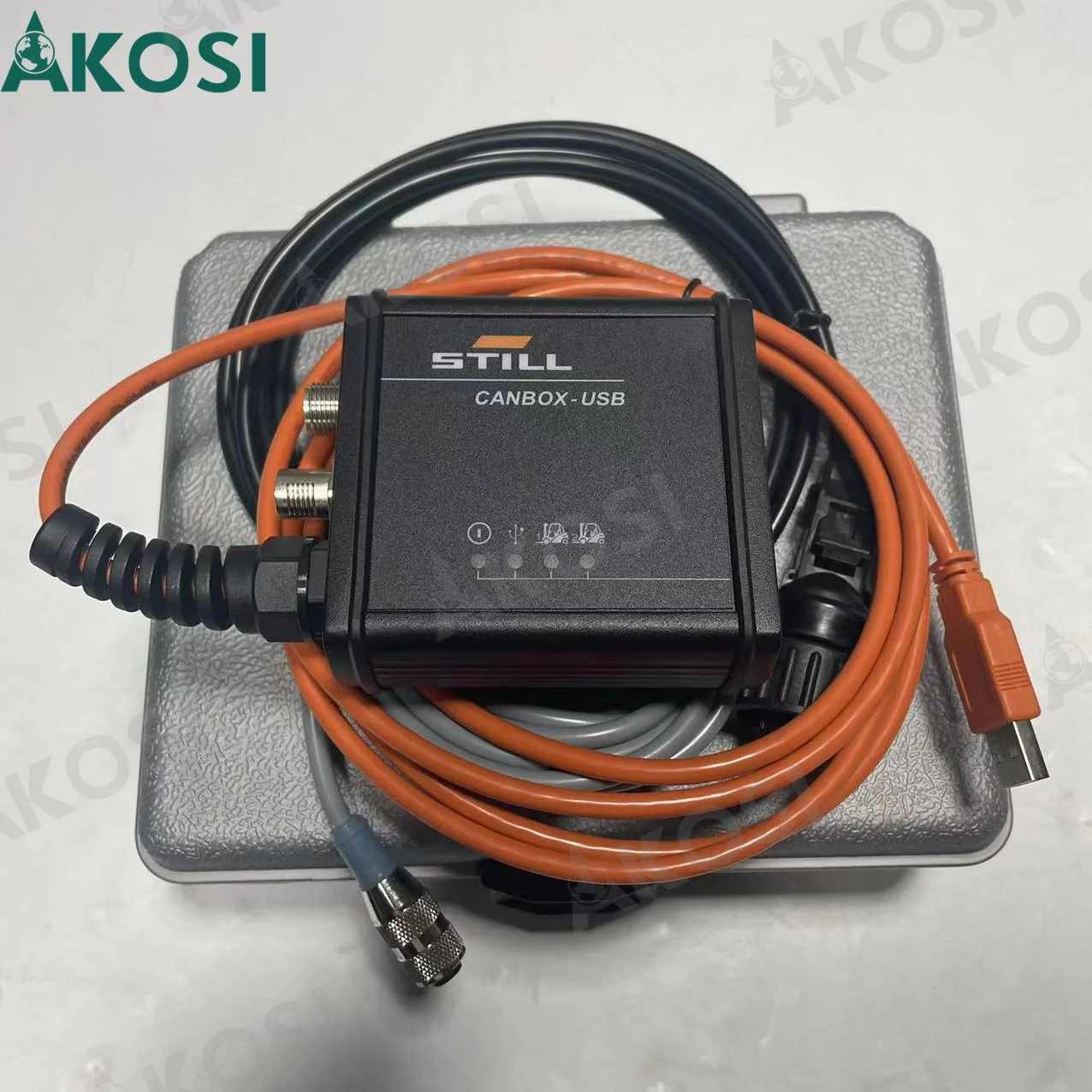 

Диагностический инструмент для вилочного погрузчика Canbox 50983605400, диагностический кабель, оригинальная коробка, Can-шина