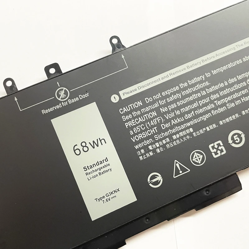 CSMHY-Batterie d'ordinateur portable GJKNX, Dell Latitude E5480, 5580, 5490, 5590, Dell Precision M3520, M3530, GD1JP, 7,6 V, 68WH, Nouveau