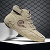 Men Boots Casual Leather Luxury High Top Sneakers Luxury Loafer Shoes for Men Motorcycle Ankle Boots 2023 New In Footwear