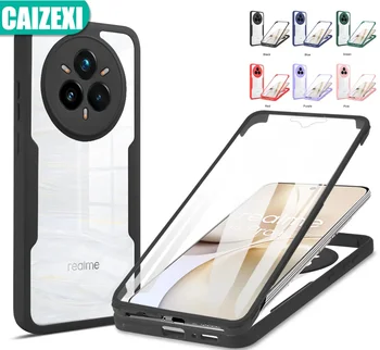 Custodia per telefono con protezione completa del corpo 360 per OPPO Realme 14 Pro 5G Realme14 Pro + Plus Cover posteriore antiurto per schermo anteriore