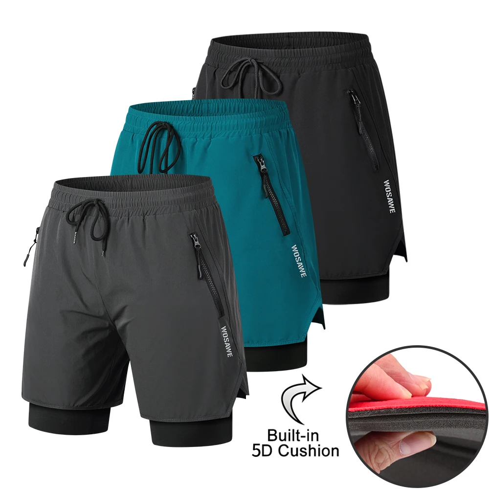 Men's Cycling Shorts Mountain Bike Shockproof 5D Padded Shorts Lightweight Loose Fit MTB Cycling Riding Trousers cycling shorts