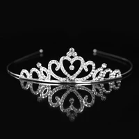 Beautiful Cute Kid Princess Tiaras and Crowns Crystal Headband Bridal Crown Wedding Party Hair Accessories Girls Fashion Jewelry 4