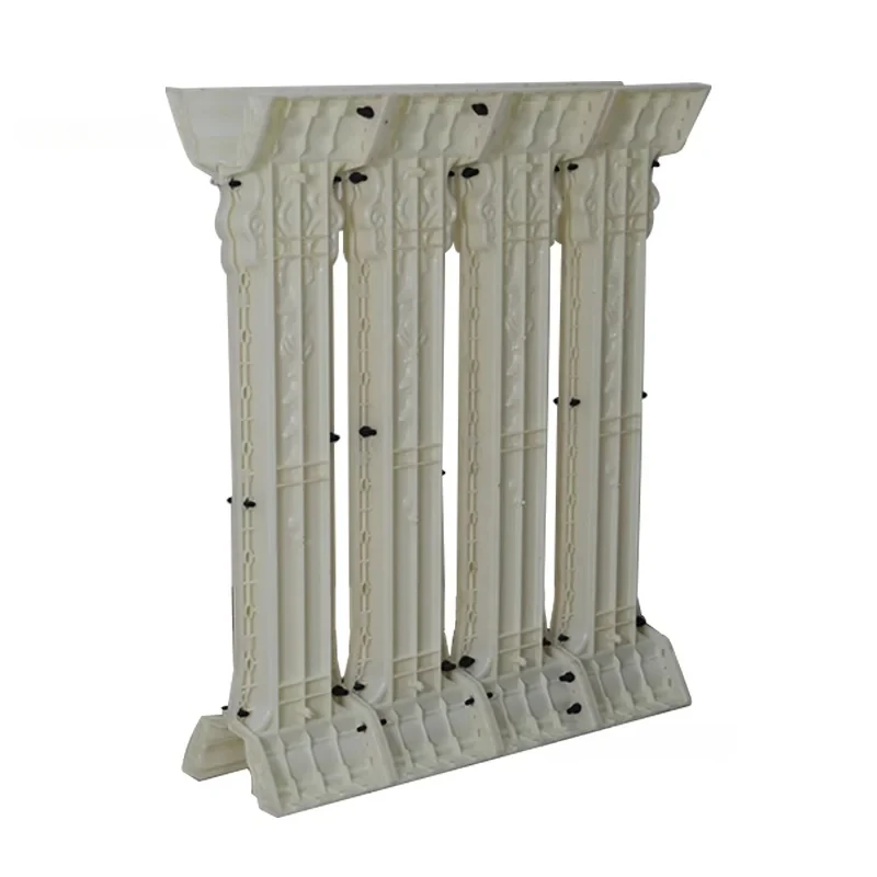 

European Balcony Fence Plastic Mold Roman Column Garden Privacy Fence Vase Column Mold Outdoor Villa Cement Roman Mold