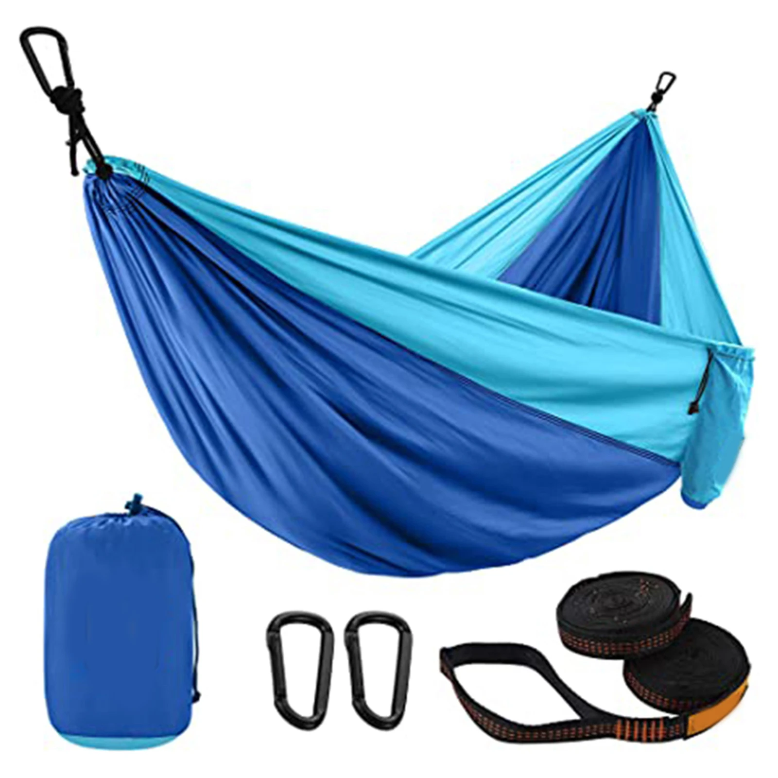 

Outdoor Camping Hammock with Sturdy Strap & Steel Carabiner Hammock for Outdoor Camping Picnic