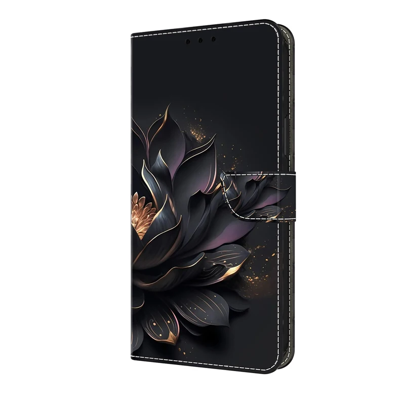 Premium 3D Magnetic Flip Leather Wallet Phone Case