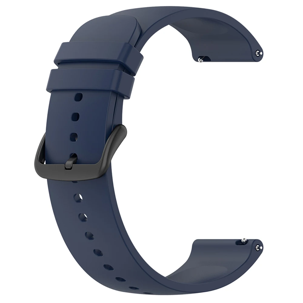 Breathable Soft Silicone Sport Strap - Premium Replacement Band, 20mm/22mm