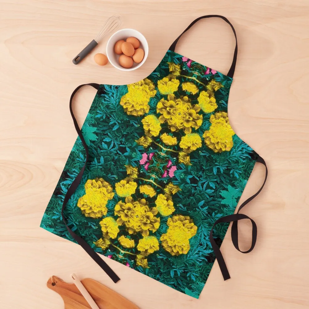 

Surreal Floral Apron Korean Custom Apron