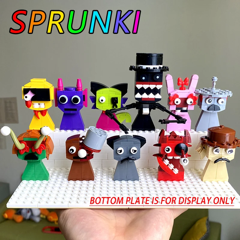 Music Game Phase 3~6.0 Sprunkie Music boxs Elf Building Blocks Set