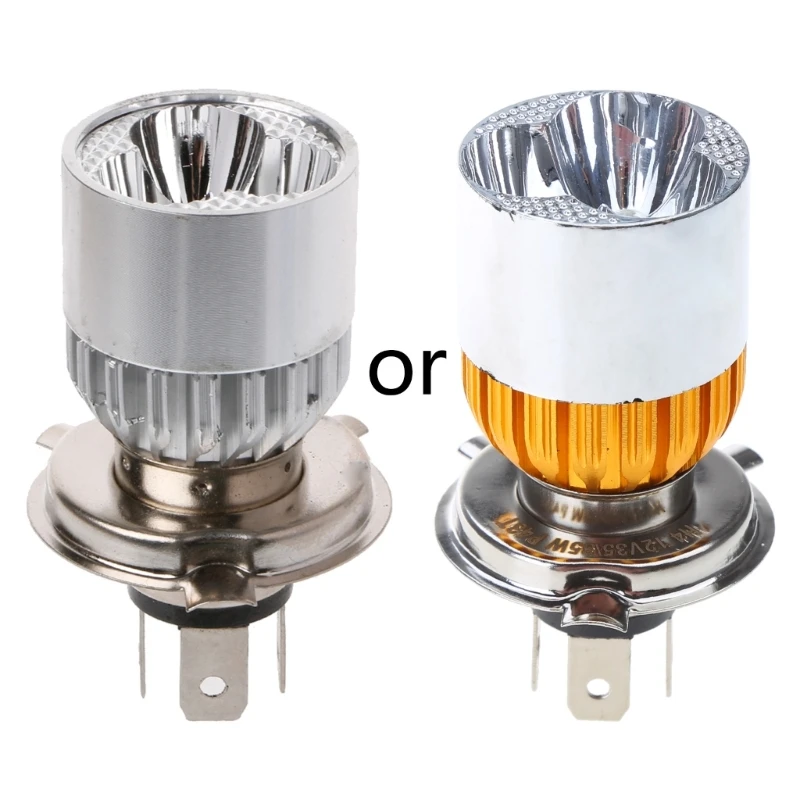 

12-80 В 3 светодиодные лампы для мотоциклов, фара дальнего/ближнего света, передний свет, яркая светодиодная лампа, внешний