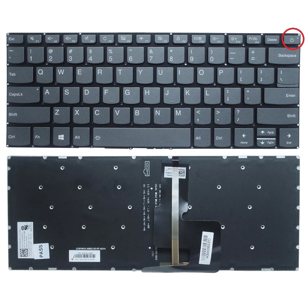 

New US Keyboard Backlit For Lenovo IdeaPad 320-14ISK 320-14IKB 320-14 14AST 120S-14IAP 520S-14IKB