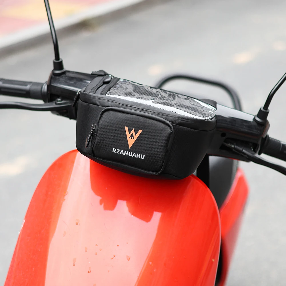 Waterproof Nylon Motorcycle Front Bag Touch Screen Multifunction