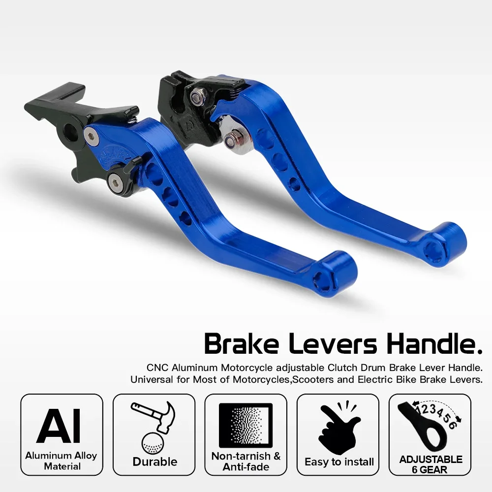 Motorcycle Lever Set Motorcycle Front Disc Rear Drum Universal Brake Lever Motorcycle Parts Modification Yamaha Honda Pcx 125 Accessories