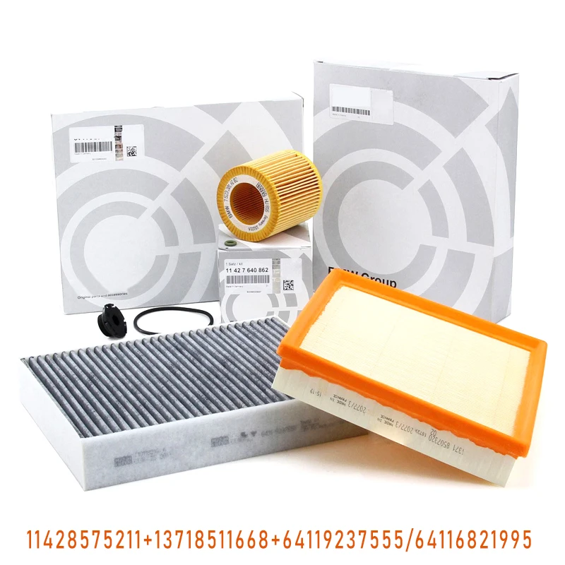 11428575211 13718511668 64119237555/64116821995 Filtro Olio Per Bmw F32 116D 420D 320I B47 Filtro Aria