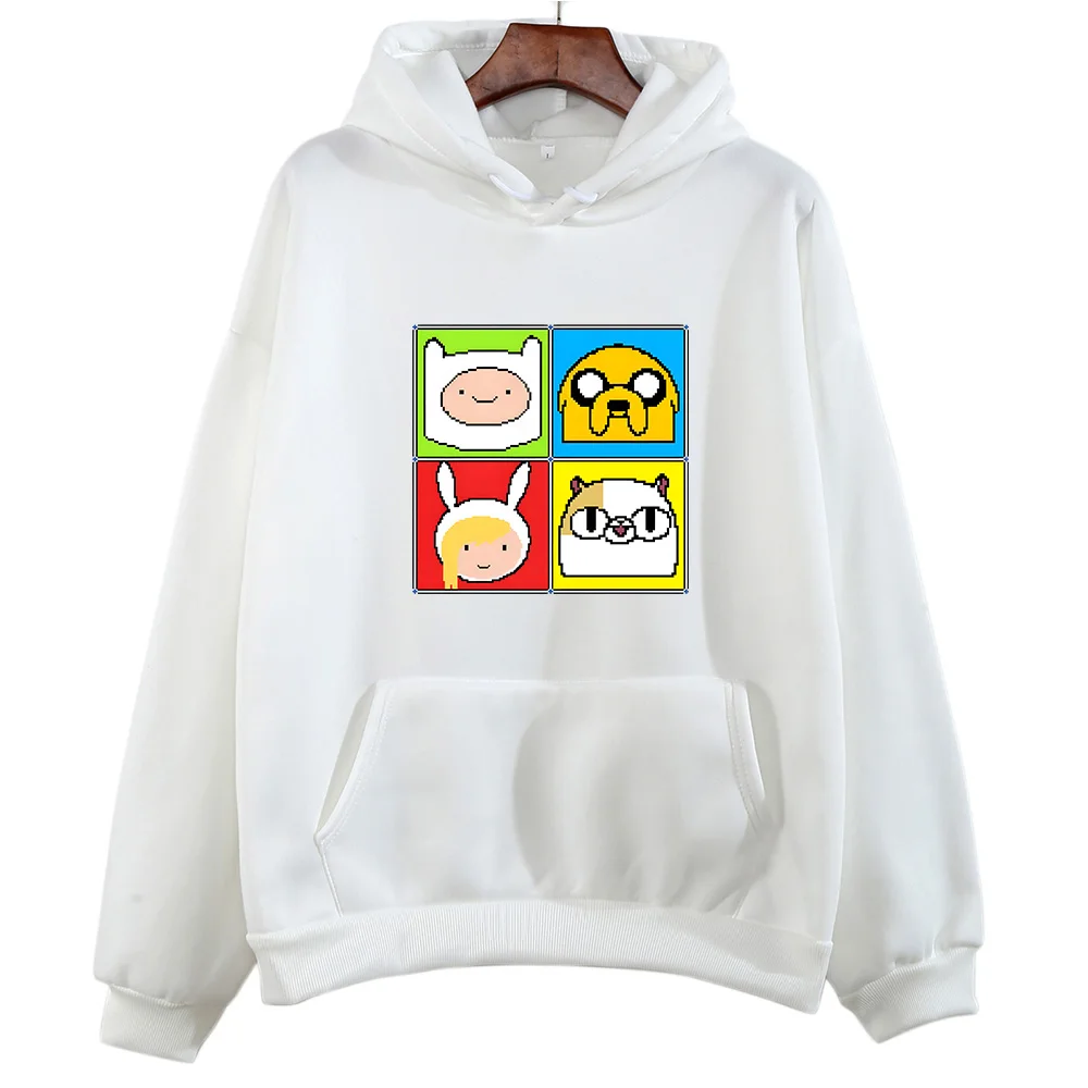 

Adventuree Timee Anime Hoodies Autumn Female/male Casual Sweatshirt Comfortable Fleece Pullovers Brand Hooded Sudaderas Tops