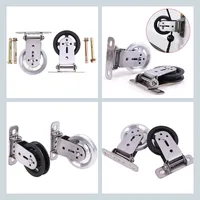 1set Wall-mounted Gym Home Rotating Silent Pulley DIY Lat Lift Cable System Wheel Gym Equipment Accessories