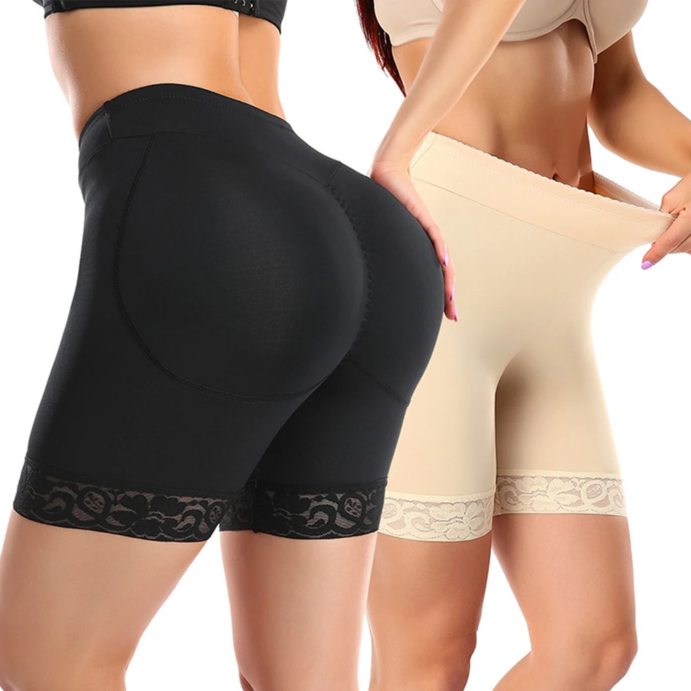 Womens Padded Shapewear Hip Enhancer Shorts High Waist Body Shaper Buttocks  Pad Panties Butt Lifter Booty Waist Trainer Control - AliExpress