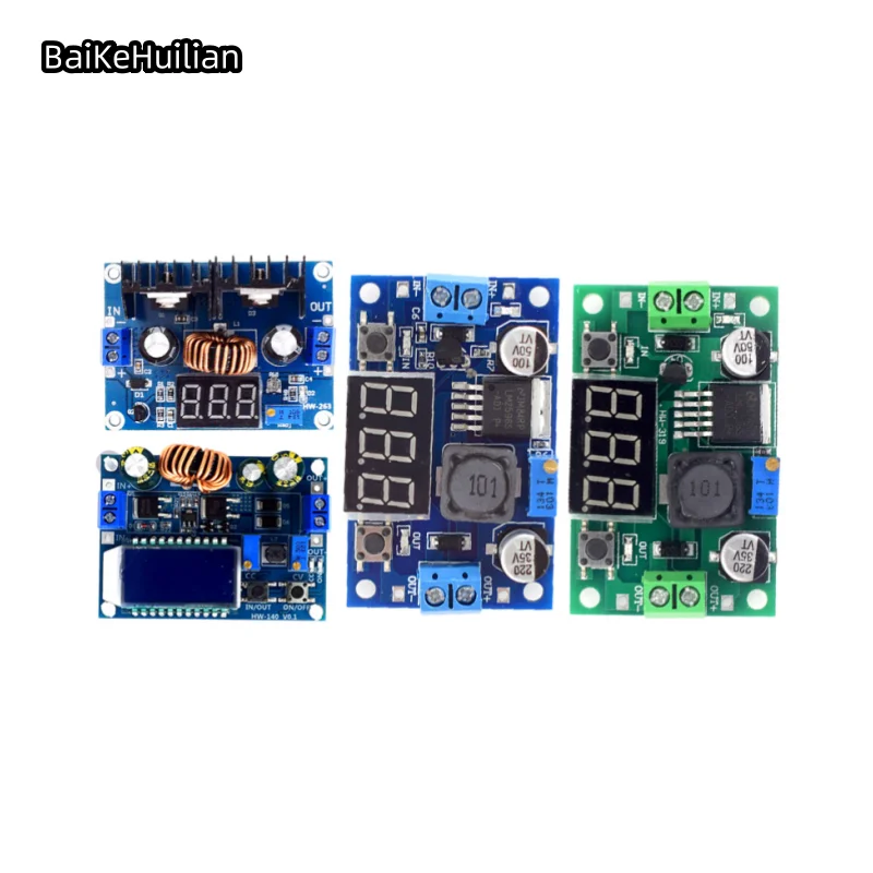 (1 Pz/Lotto) Display Digitale Lcd A Tensione Costante E Corrente Costante Con Modulo Di Tensione Step-Down E Step-Up Regolabile