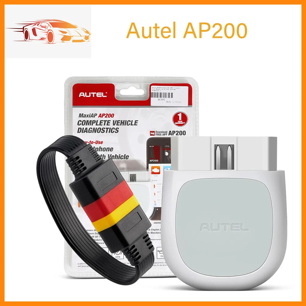 

Autel AP200 Bluetooth OBD2 Scanner AP 200 OBD OBDII Car Diagnostic Tool TPMS Code Reader Support iOS Android PK DBSCAR5/GOLO